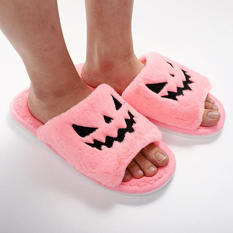 Pantofole da casa calde e carine da donna, perfette per Halloween e per l'inverno - Halloween Shoes Winter Cute Warm Home Slippers Women