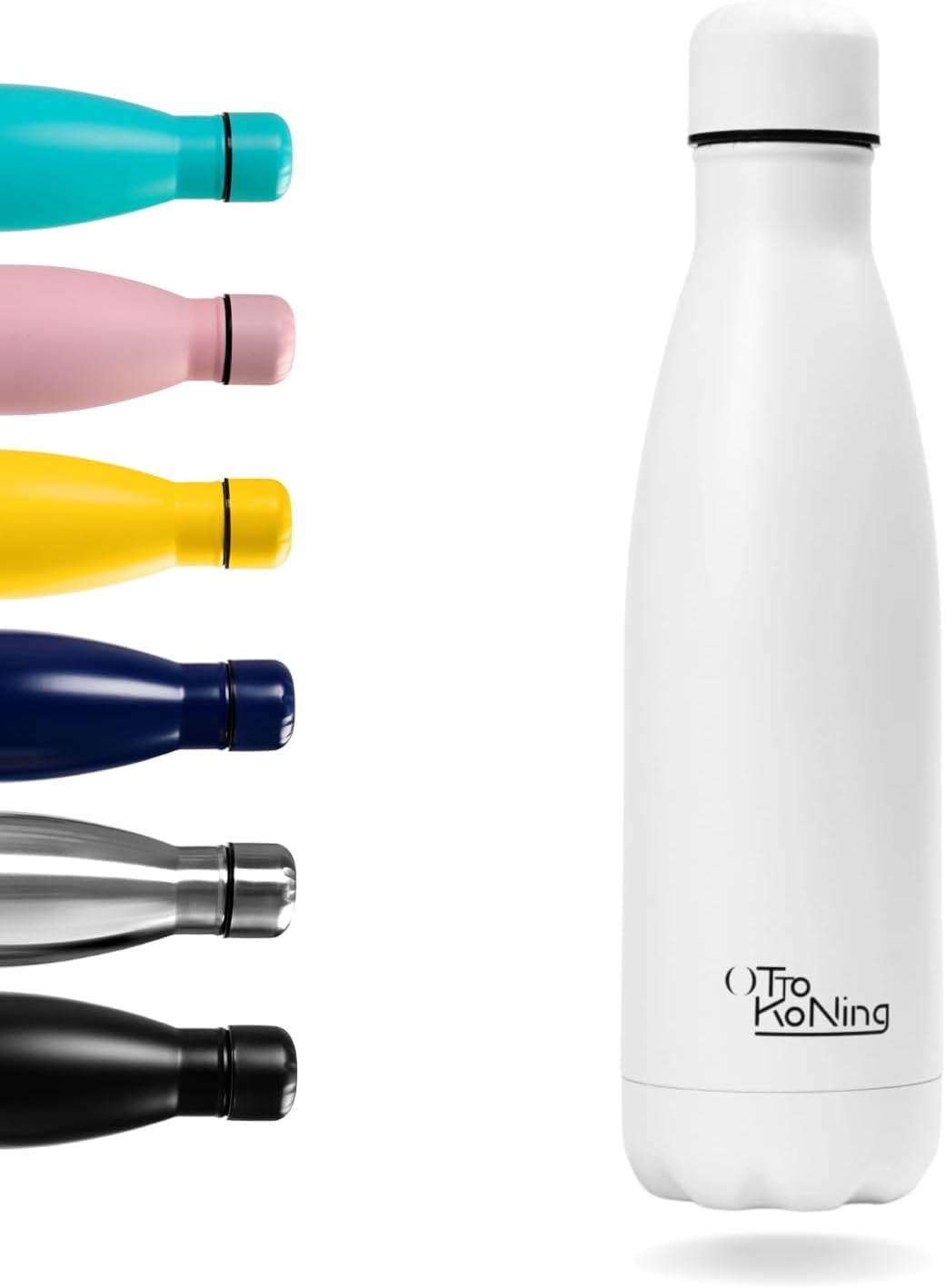 Borraccia Termica in acciaio inox da 500 ml - Otto Koning - Bottiglia termica isolata