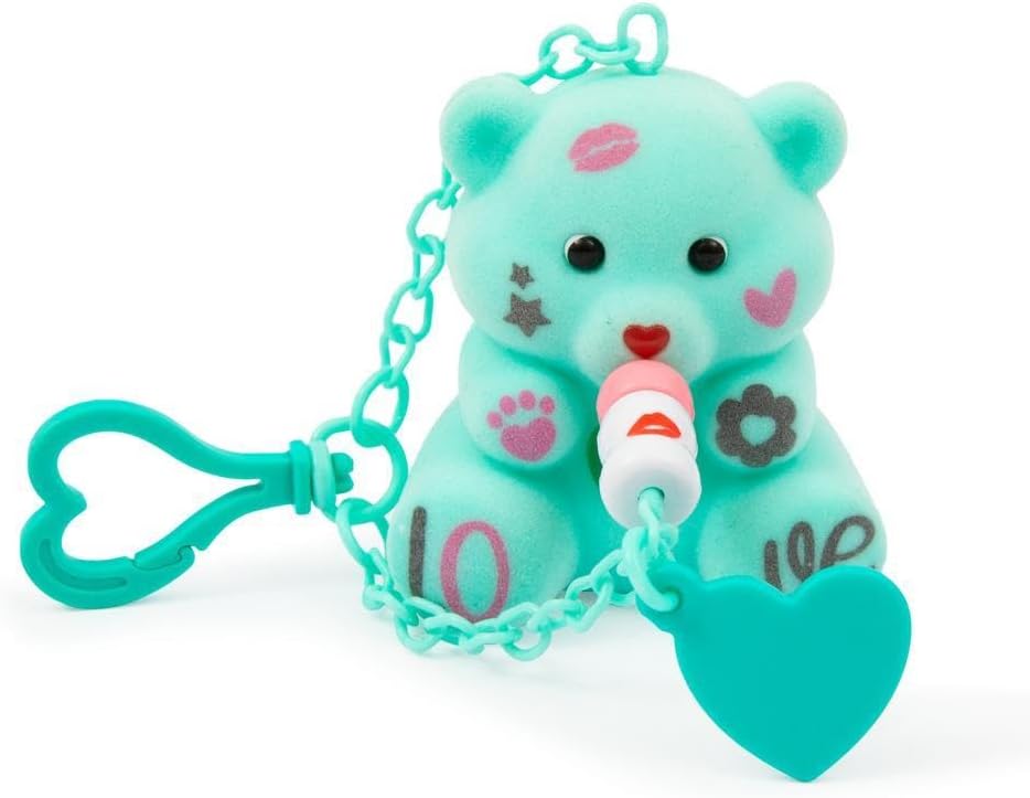 Coccolotti Love&Tell 4ever Acquamarina - Orsetto Acquamarina, Con Funzione Registrazione e Portachiavi Charm, Animali Interattivi Giocattolo,Per Bambini 4 Anni +, Giochi Preziosi
