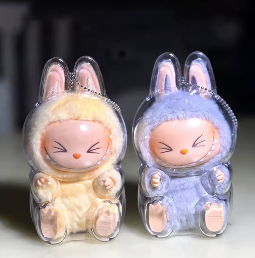 POP MART The Monsters - Have a Seat Macaron Big Into Energy LABUBU Custodia Trasparente