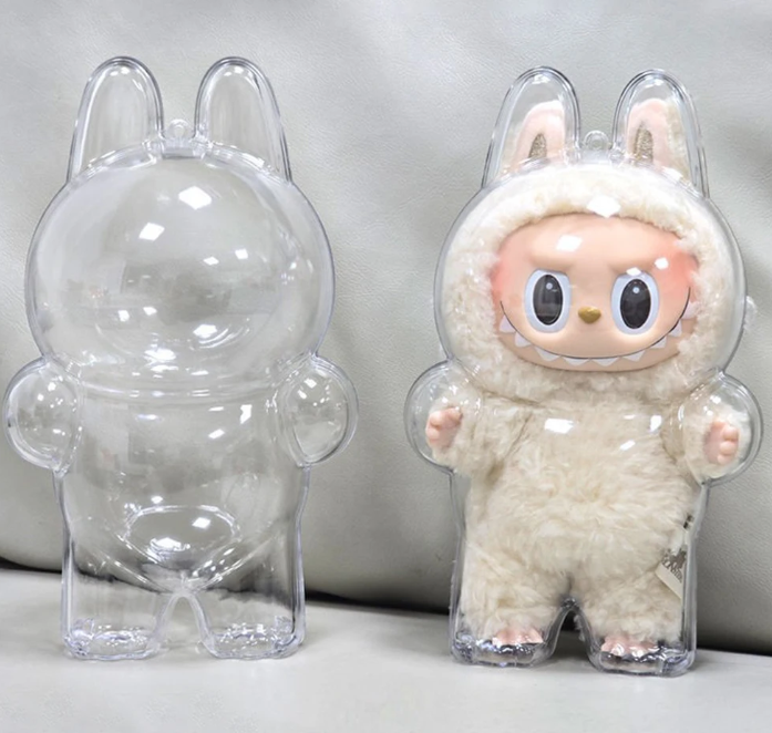 POP MART The Monsters - Have a Seat Macaron Big Into Energy LABUBU Custodia Trasparente
