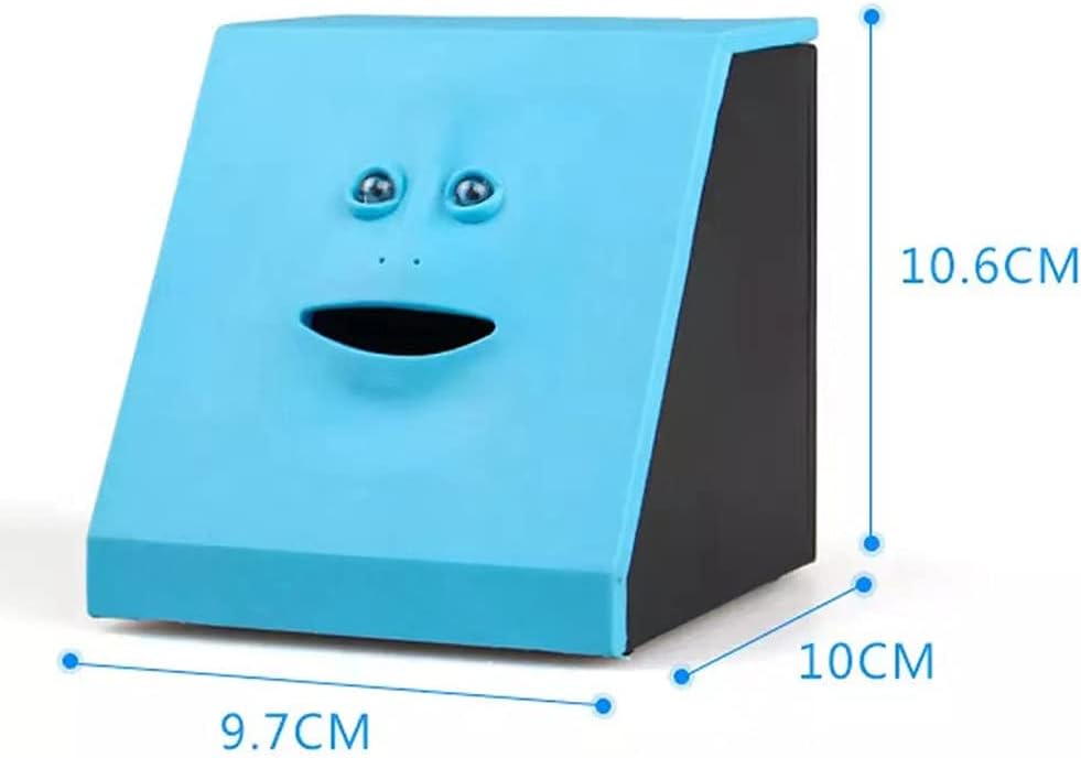 Face Bank Creepy Piggy Bank Salvadanaio dinamico a forma di viso, induzione elettrica, divertente