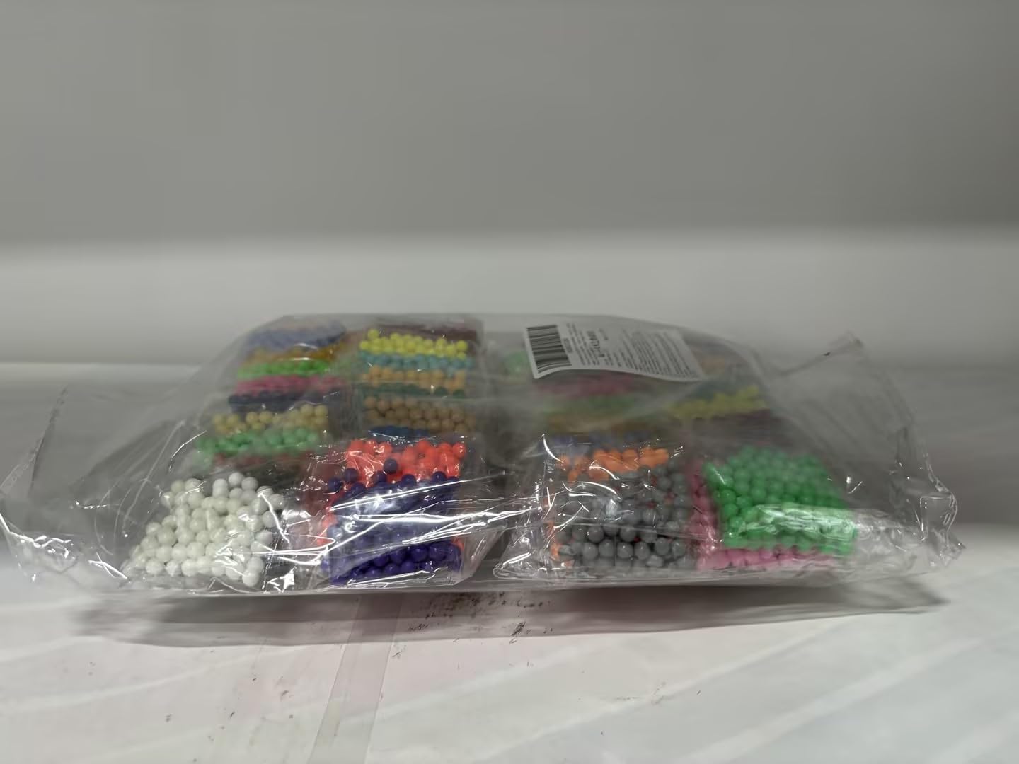 아이들을 위한 DIY 비즈, 4800개입 24가지 색깔의 끈적끈적한 물 비즈, 완벽한 키트 물 리필 비즈 물 비즈 공예 세트, 크리스마스 남녀 아동용 (3~7세)