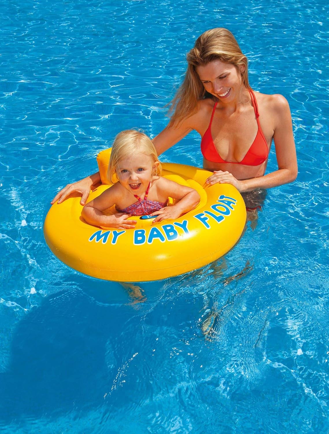 Intex 56585EU - Salvagente Mutandina Giallo, Vinile, Giallo, 70 cm