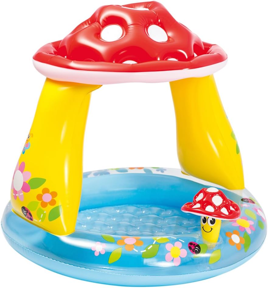 Intex 57114 - Piscina Baby Fungo, 102 x 89 cm, Multicolore