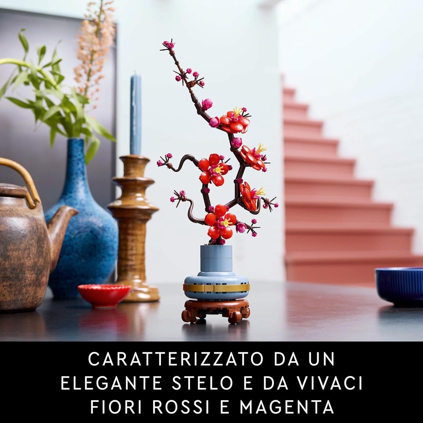LEGO Botanicals Albicocco Giapponese - Idee Regalo Donna o per la Festa della Mamma - Fiore Finto Artificiale da Costruire per Adulti, Decorazione Floreale per Casa dalla Collezione Botanica - 10369