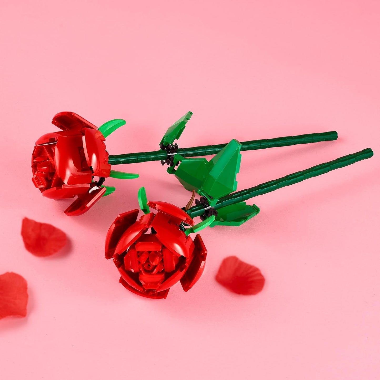 LEGO Botanicals Rose - Idee Regalo Donna o Mamma - Fiori Finti Compatibili con Bouquet di Fiori Artificiali, Decorazioni Camera da Letto per Bambine e Bambini 8+ Anni - 40460