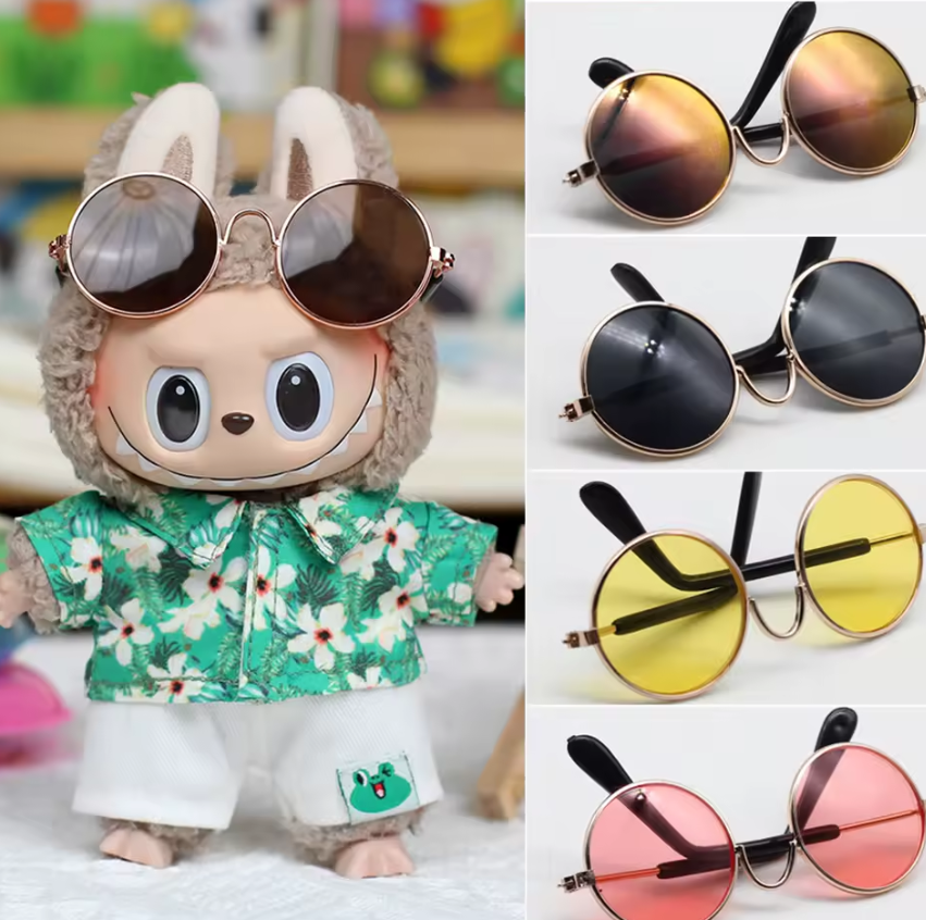 Occhiali POP per POP MART The Monster Big into Energy Series - Exciting Macaron - Have A Seat-Vinyl Plush Pendant LABUBU Blind Box
