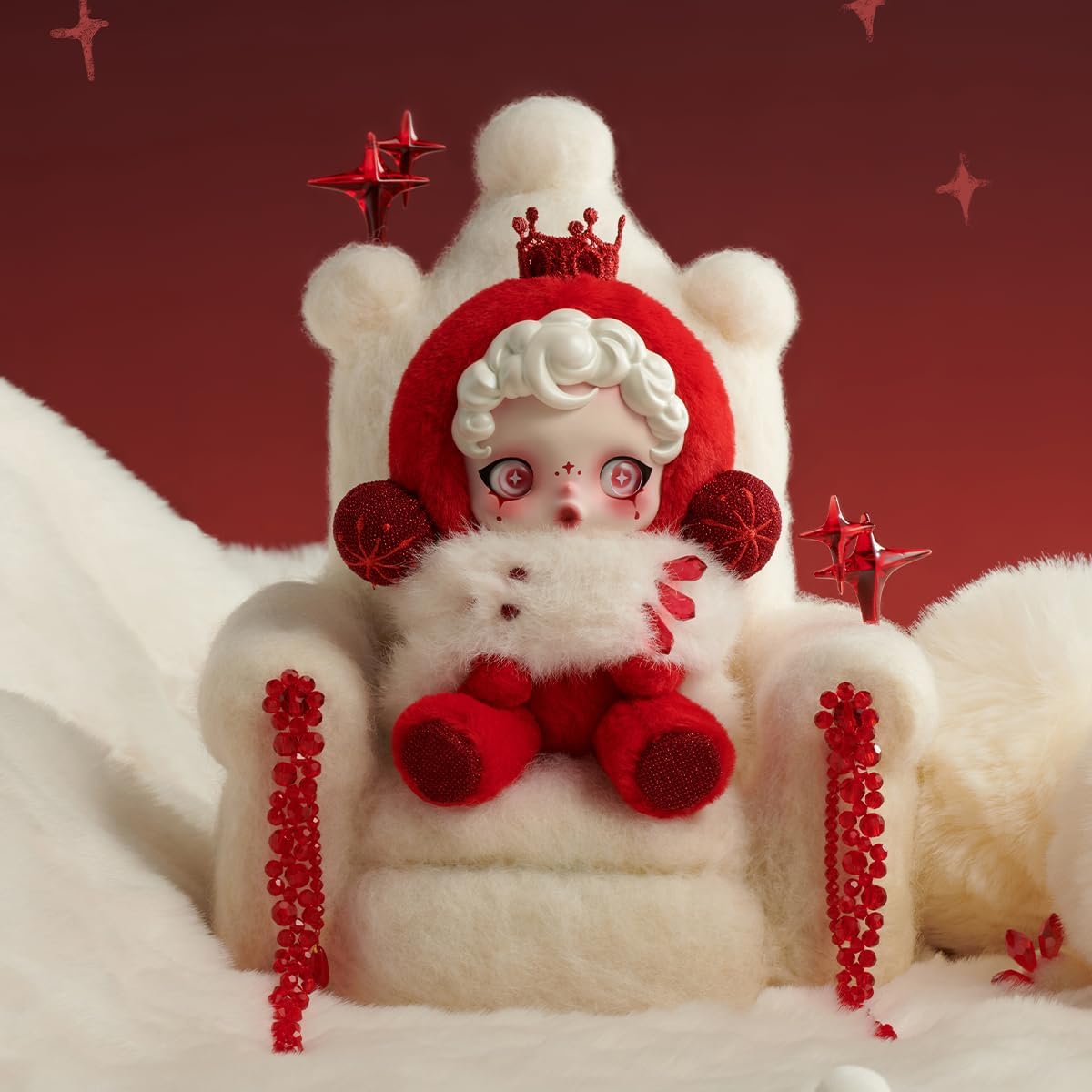 POP MART SKULLPANDA Winter Symphony Series Plush Personaggio d'Azione Giocattolo da Collezione Figura Regalo di Festa 1PC