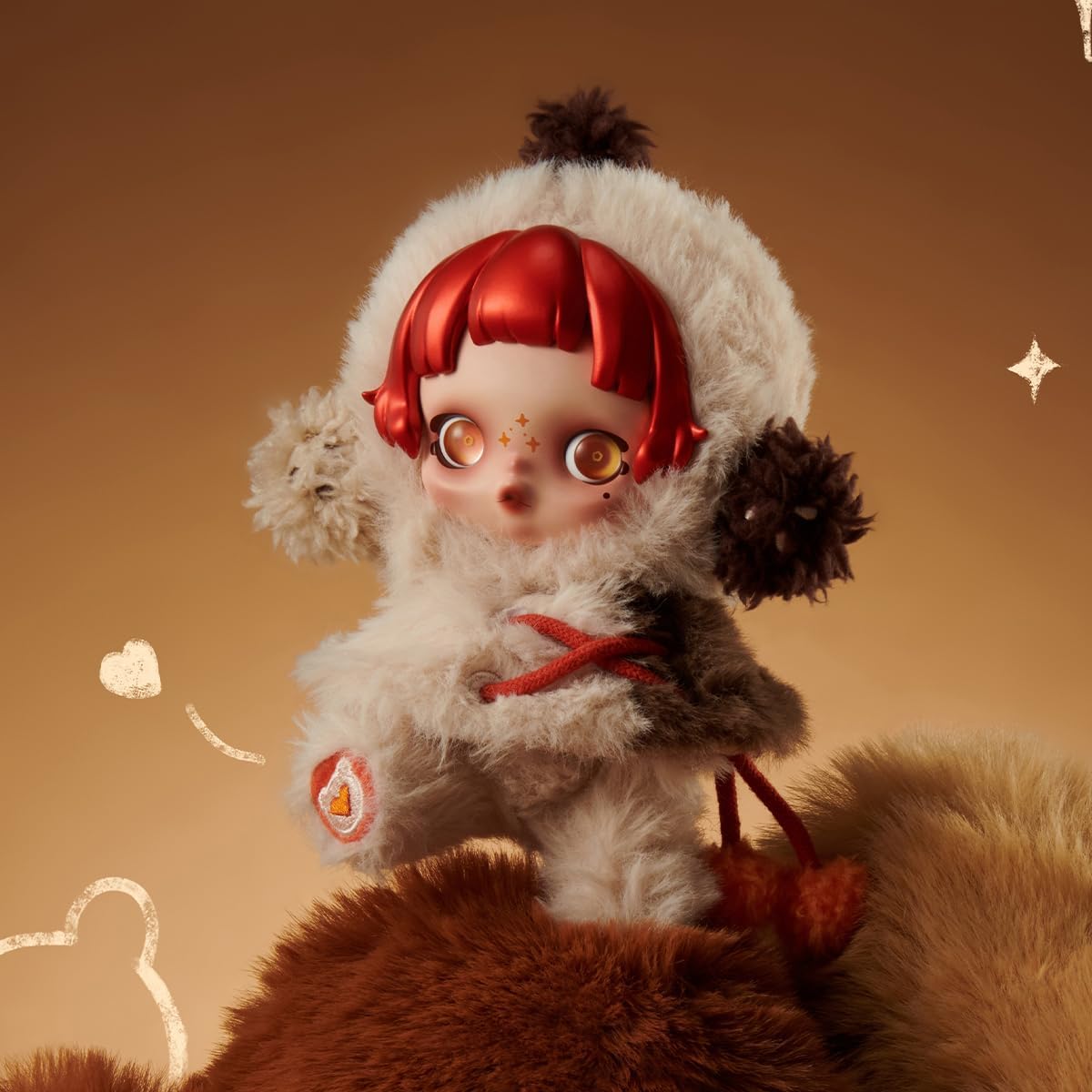 POP MART SKULLPANDA Winter Symphony Series Plush Personaggio d'Azione Giocattolo da Collezione Figura Regalo di Festa 1PC