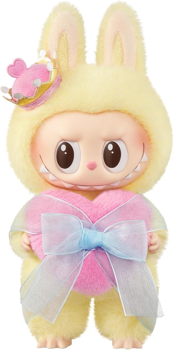 POP MART The Monster - Set di peluche in vinile dalla serie Let's Checkmate, scheda da appendere, 6,3 cm, personaggio articolato, giocattolo artistico chic, figura d'azione, 1 scatola