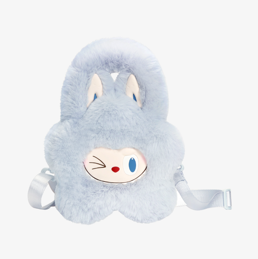 POP MART The Monster Classic Series-Plush FLower Bag (Brown/Blue)