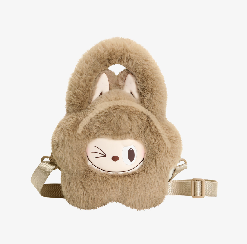 POP MART The Monster Classic Series-Plush FLower Bag (Brown/Blue)