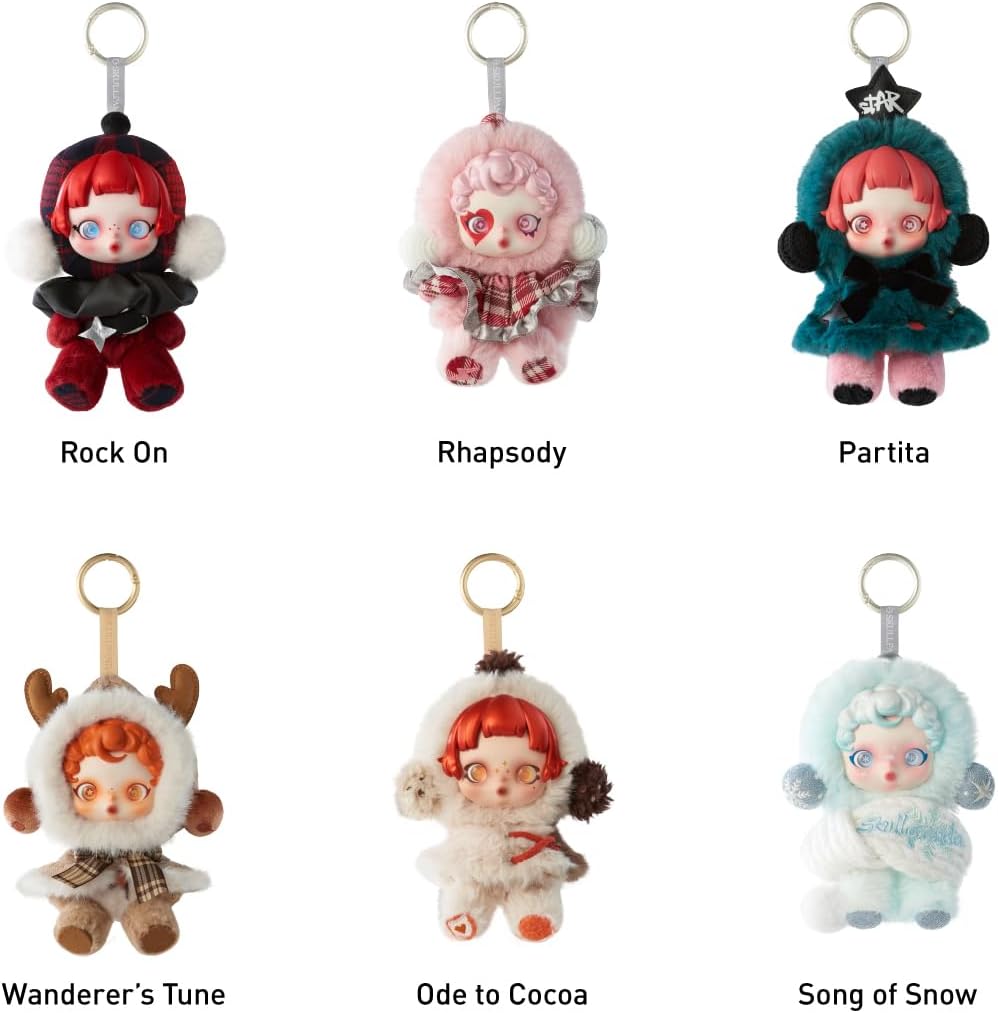 POP MART SKULLPANDA Winter Symphony Series Plush Personaggio d'Azione Giocattolo da Collezione Figura Regalo di Festa 1PC
