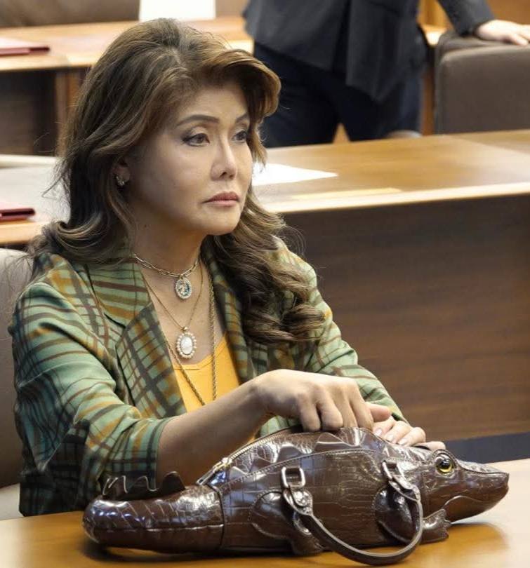 The crocodile bag of Senator Imee Marcos Philippines