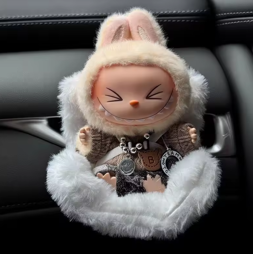 Seggiolino Sedile per Labubu POP MART The Monster Big into Energy Series - Exciting Macaron - Have A Seat-Vinyl Plush Pendant LABUBU Blind Box (9)