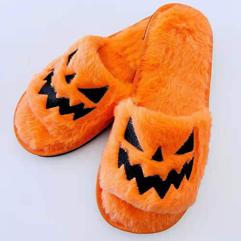 Pantofole da casa calde e carine da donna, perfette per Halloween e per l'inverno - Halloween Shoes Winter Cute Warm Home Slippers Women