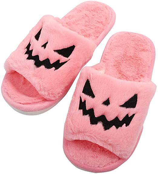 Pantofole da casa calde e carine da donna, perfette per Halloween e per l'inverno - Halloween Shoes Winter Cute Warm Home Slippers Women