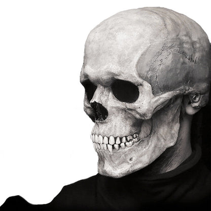 Maschera di Halloween con teschio dalla bocca mobile, casco con teschio dalla bocca mobile e maschera integrale con teschio - Halloween Movable Mouth Skull Mask Helmet Mouth Movable Skull Full Head Skull Mask