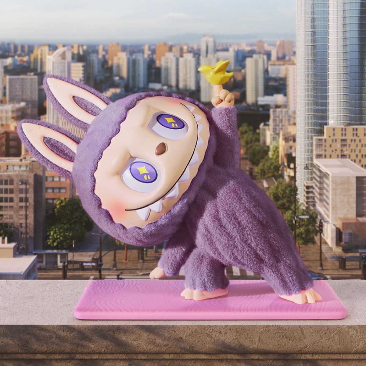 POP MART The Monsters Lazy Yoga Series Figures Personaggio d'Azione Giocattolo da Collezione Figura Regalo di Festa 1PC - Pop-Art Milano