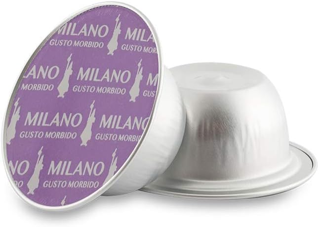 Bialetti Caffè D'Italia, Multipack 128 Capsule, 8 Box Da 16 Capsule, Napoli, Intensità 10, Compatibili con Macchine Bialetti sistema chiuso, 100% Alluminio