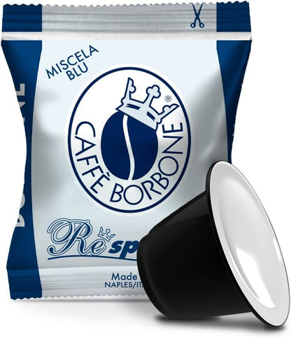Caffè Borbone Respresso, Miscela Rossa - 100 Capsule - Compatibili con le Macchine ad uso domestico Nespresso*