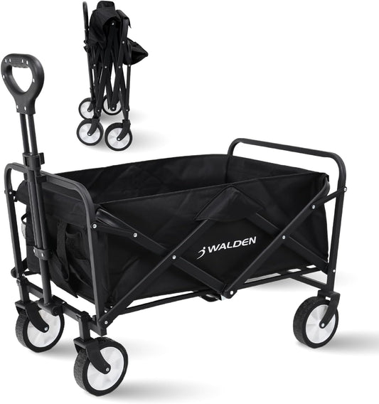 Carrello pieghevole pieghevole da spiaggia con grande capacità