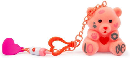 Coccolotti Love&Tell 4ever - Orsetto Corallo, Con Funzione Registrazione e Portachiavi Charm, Animali Interattivi Giocattolo,Per Bambini 4 Anni +, Giochi Preziosi