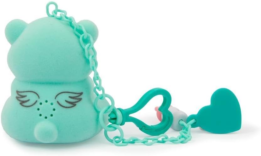 Coccolotti Love&Tell 4ever Acquamarina - Orsetto Acquamarina, Con Funzione Registrazione e Portachiavi Charm, Animali Interattivi Giocattolo,Per Bambini 4 Anni +, Giochi Preziosi