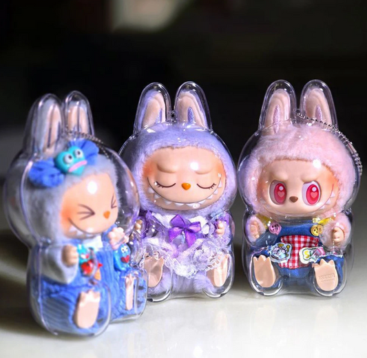 POP MART The Monsters - Have a Seat Macaron Big Into Energy LABUBU Custodia Trasparente