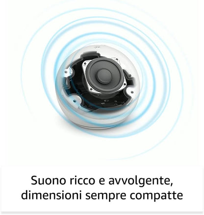 Echo Dot (Ultimo modello) | Altoparlante intelligente Wi-Fi e Bluetooth, suono più potente e dinamico, con Alexa | Anthracite | (5ª generazione)