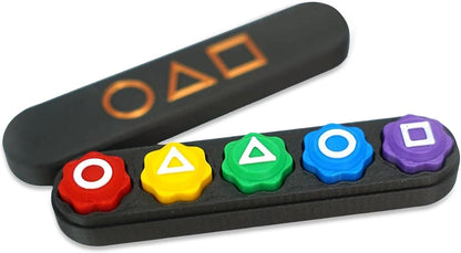 Gonggi Korean Game, Gonggi Jack Stone Pebbles Set Gioco, Attività per La Famiglia, Portatile e Durevole per Tutte le età Giocattolo per l'allenamento della Coordinazione Occhio-Mano - Pop-Art Milano