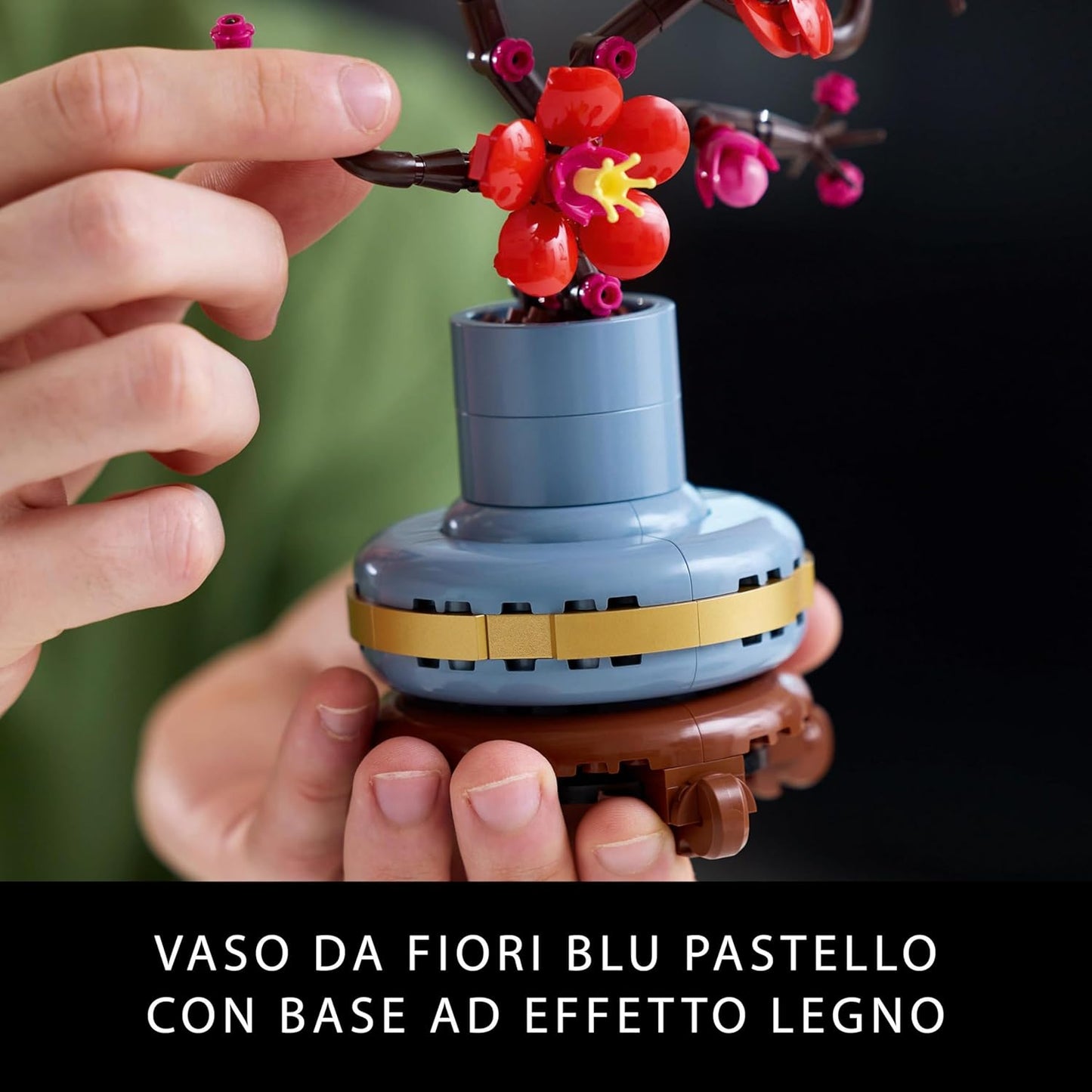 LEGO Botanicals Albicocco Giapponese - Idee Regalo Donna o per la Festa della Mamma - Fiore Finto Artificiale da Costruire per Adulti, Decorazione Floreale per Casa dalla Collezione Botanica - 10369