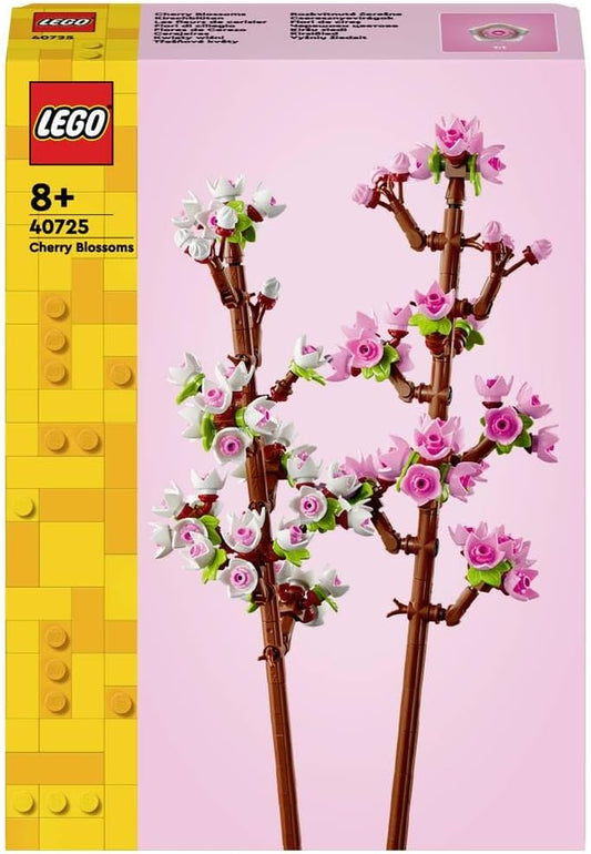 LEGO Botanicals Fiori di Ciliegio - Set Collezione Botanica per Adulti, Bambine e Bambini a Partire da 8+ Anni - Idee Regalo Donna o Mamma - Decorazione Floreale per Casa - 40725