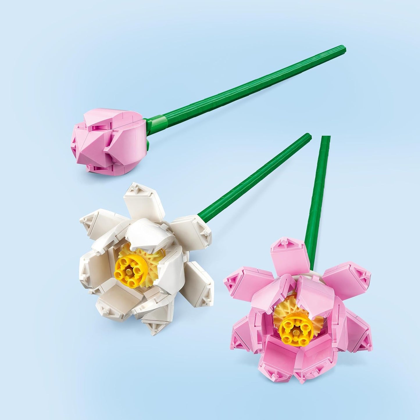 LEGO Botanicals Fiori di Loto - Set Fiori Finti da Costruire per Bambine e Bambini 8+ Anni - Idee Regalo Donna o Mamma - Bouquet da Esporre come Decorazione di Casa dalla Collezione Botanica - 40647