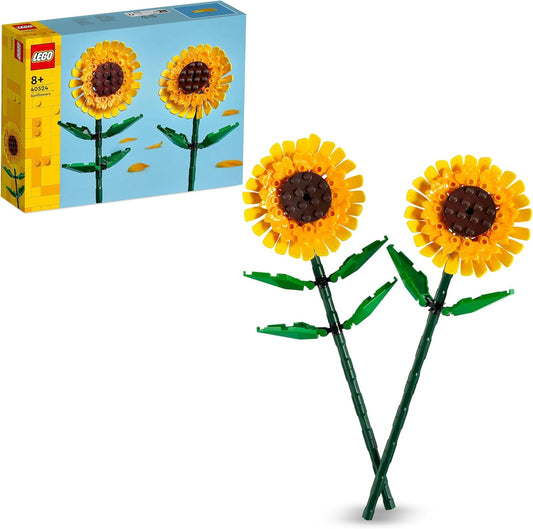 LEGO Botanicals Girasoli - Set di Fiori Finti per Bambine e Bambini 8+ Anni - Idee Regalo Donna o Mamma - Bouquet da Esporre come Decorazione di Casa o della Camera da Letto - 40524