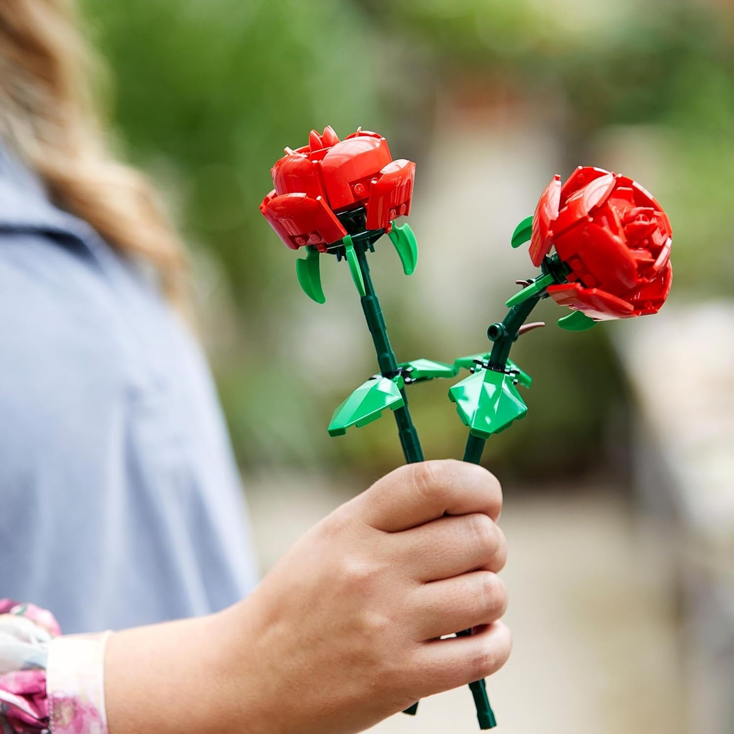 LEGO Botanicals Rose - Idee Regalo Donna o Mamma - Fiori Finti Compatibili con Bouquet di Fiori Artificiali, Decorazioni Camera da Letto per Bambine e Bambini 8+ Anni - 40460