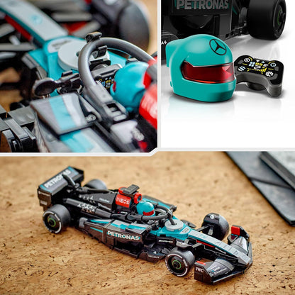 Aston Martin Aramco F1 AMR24 LEGO Speed Champions Auto da Corsa - Regalo Festa del Papà - Macchina Giocattolo con Minifigure - Modello per Bambini da 10 Anni o per Adulti Fan della Formula 1-77245