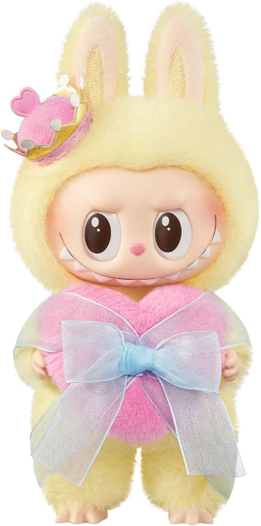 POP MART The Monster - Set di peluche in vinile dalla serie Let's Checkmate, scheda da appendere, 6,3 cm, personaggio articolato, giocattolo artistico chic, figura d'azione, 1 scatola