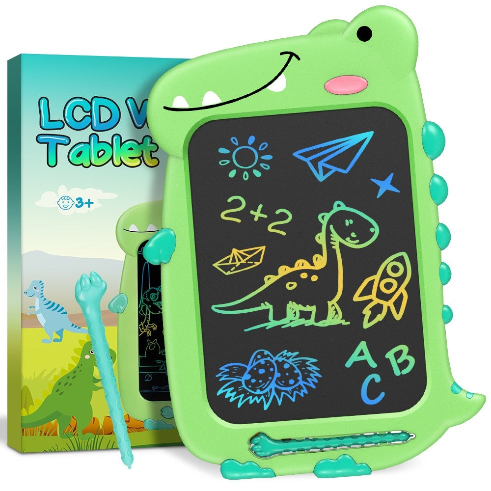 Tavoletta Grafica Dinosauri, Lavagnetta Cancellabile Bambini da 8.5 Pollici, Lavagna Giocattolo per 3 4 5 6 7 8 anni, Dinosauro Regali di Compleanno per Ragazzi e Ragazze (Verde) - Pop-Art Milano