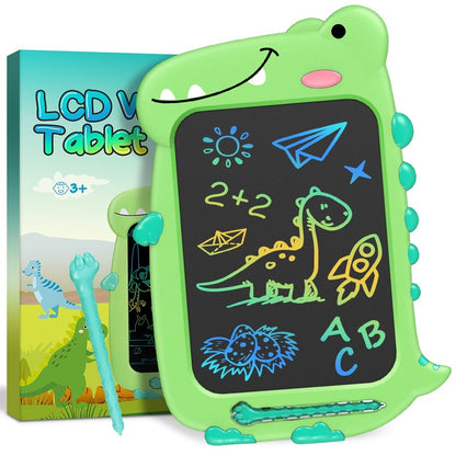 Tavoletta Grafica Dinosauri, Lavagnetta Cancellabile Bambini da 8.5 Pollici, Lavagna Giocattolo per 3 4 5 6 7 8 anni, Dinosauro Regali di Compleanno per Ragazzi e Ragazze (Verde) - Pop-Art Milano