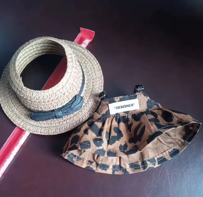 Vestito Leopardo POP MART The Monsters - Exciting Macaron LABUBU Big Into Energy and Have a Seat Blind Box