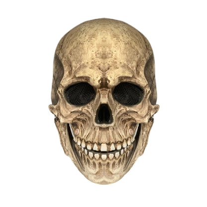 Maschera di Halloween con teschio dalla bocca mobile, casco con teschio dalla bocca mobile e maschera integrale con teschio - Halloween Movable Mouth Skull Mask Helmet Mouth Movable Skull Full Head Skull Mask