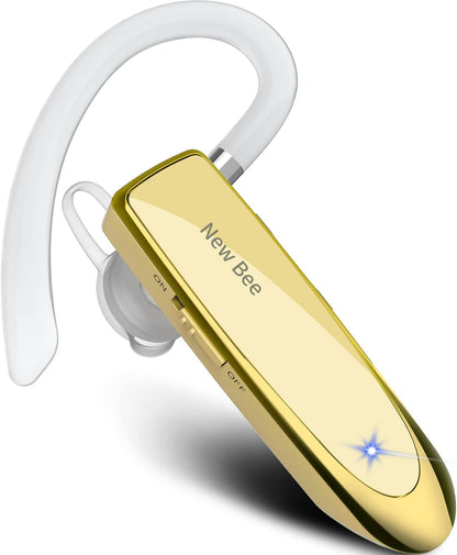 Auricolare Bluetooth Singolo 5.0 Auricolare Mani Libere New Bee Cuffia Bluetooth Mono per Huawei Samsung iPhone Cellulari Android Laptop e Altro