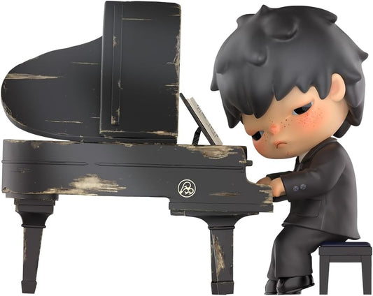 POP MART Hirono The Pianist Figure Personaggio d'Azione Giocattolo da Collezione Figura Regalo di Festa 1PC